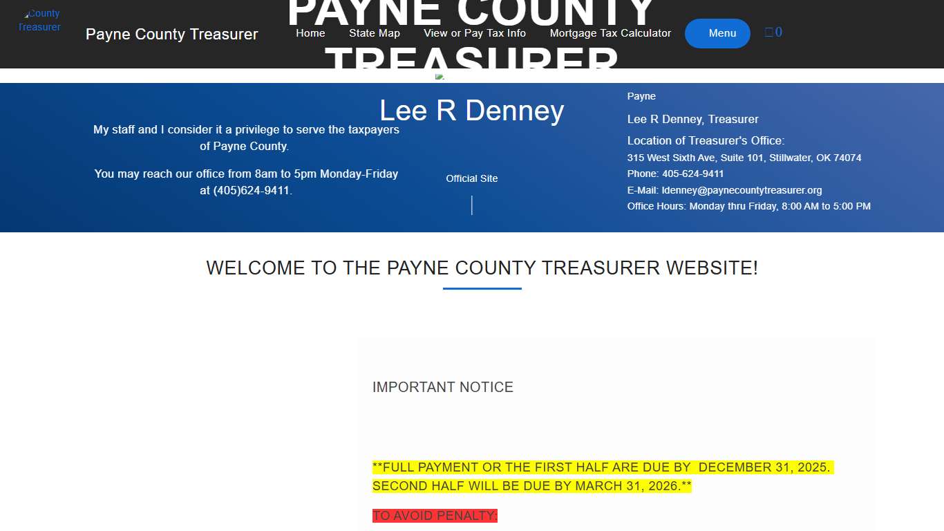 payne County Treasurer
